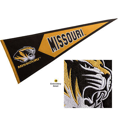 Missouri Tigers Gold Pennant College Flags /& Banners Co