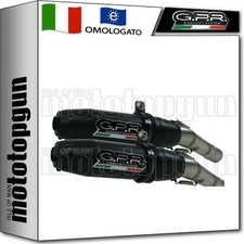 GPR SCARICO OMOLOGATO DEEPTONE NERO CAFE RACER HONDA VF 1000 F/F 1987 87 1988 88