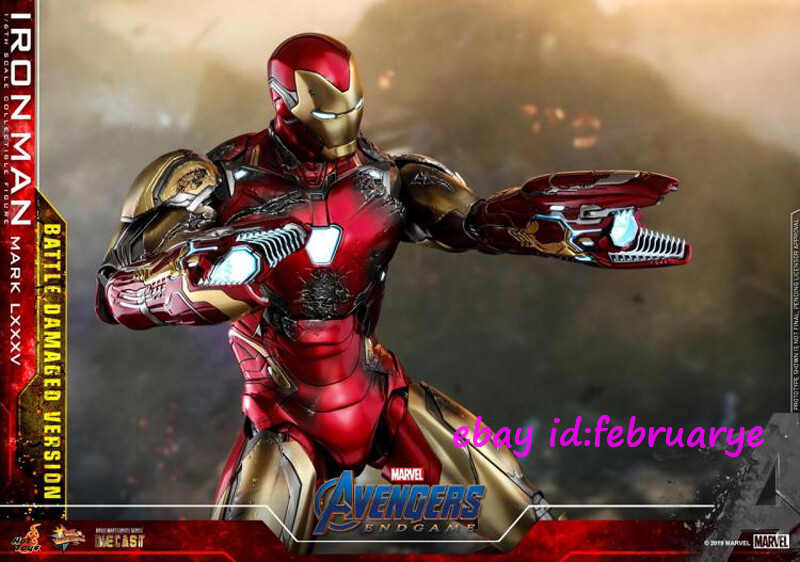 Hottoys 1/6 Mms543d33 Iron Man Mark Lxxxv (Battle Damaged Version