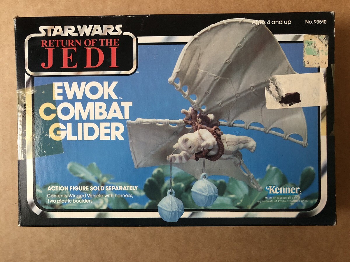 Vintage Ewok Combat Glider Original Box 1983 Kenner ROTJ Star Wars