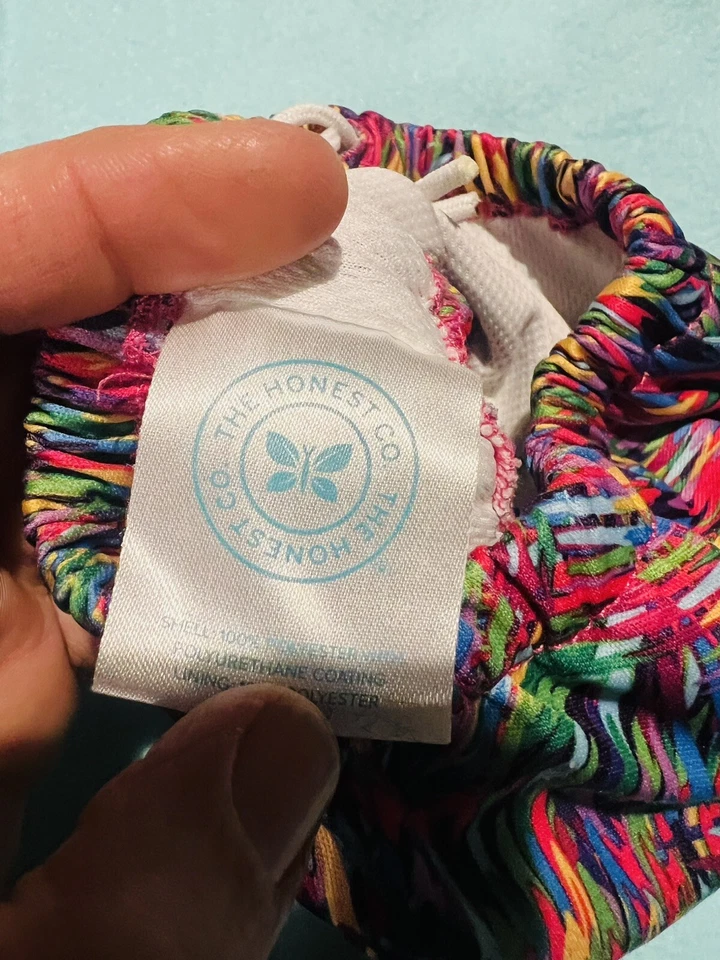 Lot of 2 The Honest Company Swim Diapers Cover Reusable L 21-35#  Splash Star - Image 3 of 4