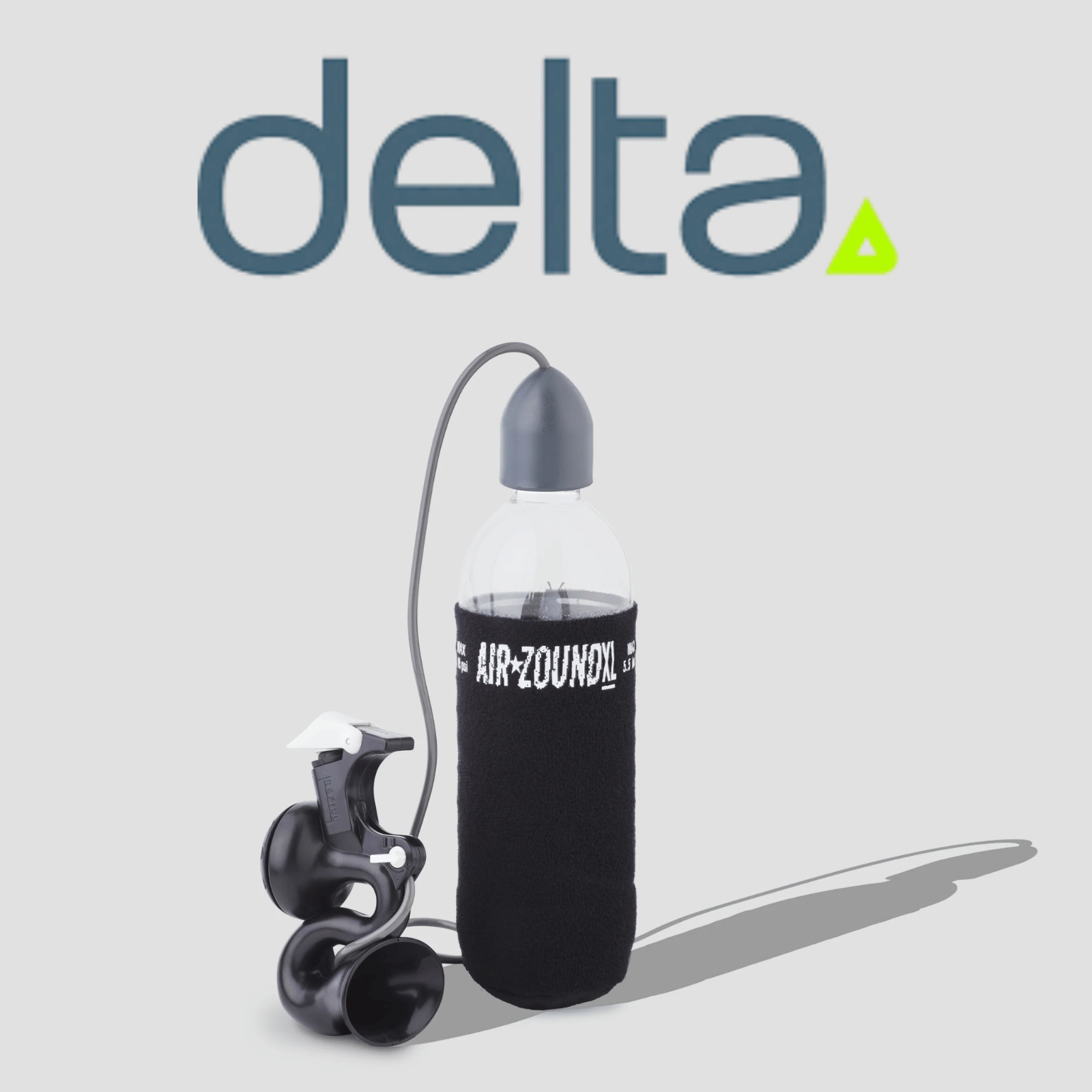 Delta Airzound AH1000 Bike Air Horn 115 dB hand pump Rechargeable