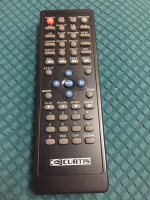 CURTIS PROSCAN TV/DVD Combo Remote Control TESTED
