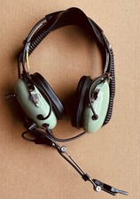 David Clark Model H10-76 Pilot Headset With M-87/aic Microphone