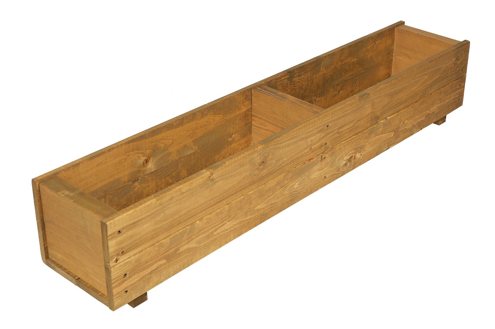 Wooden Trough Planter Wood Garden Planter Box Container Flower Pot Large Timber