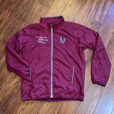 Adabat Full Zip Golf Jacket Red A Dab At Life Relaxed In The