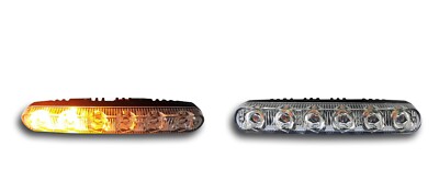 DRL SET LED DYNAM.ANZEIGE TAGLICHTER 2 FUSS AUDI STIL PICKUP BUS WIEDERHERSTELLUNG UNIVERSAL