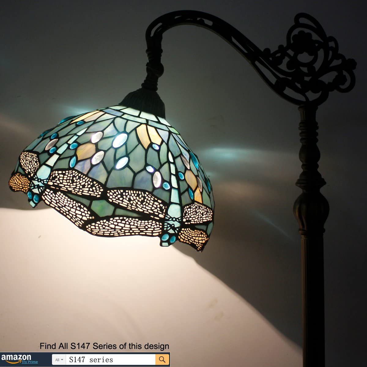 Tiffany Floor Lamp Dragonfly 64