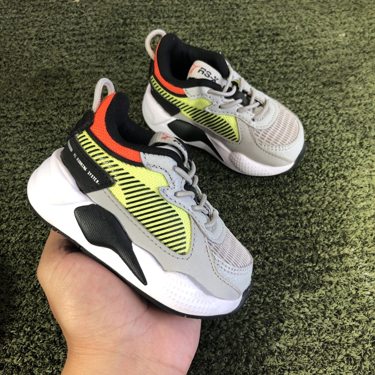 Puma Unisex Toddler RS-X Hard Drive Shoes Size 4C Baby Multicolor 370646-01