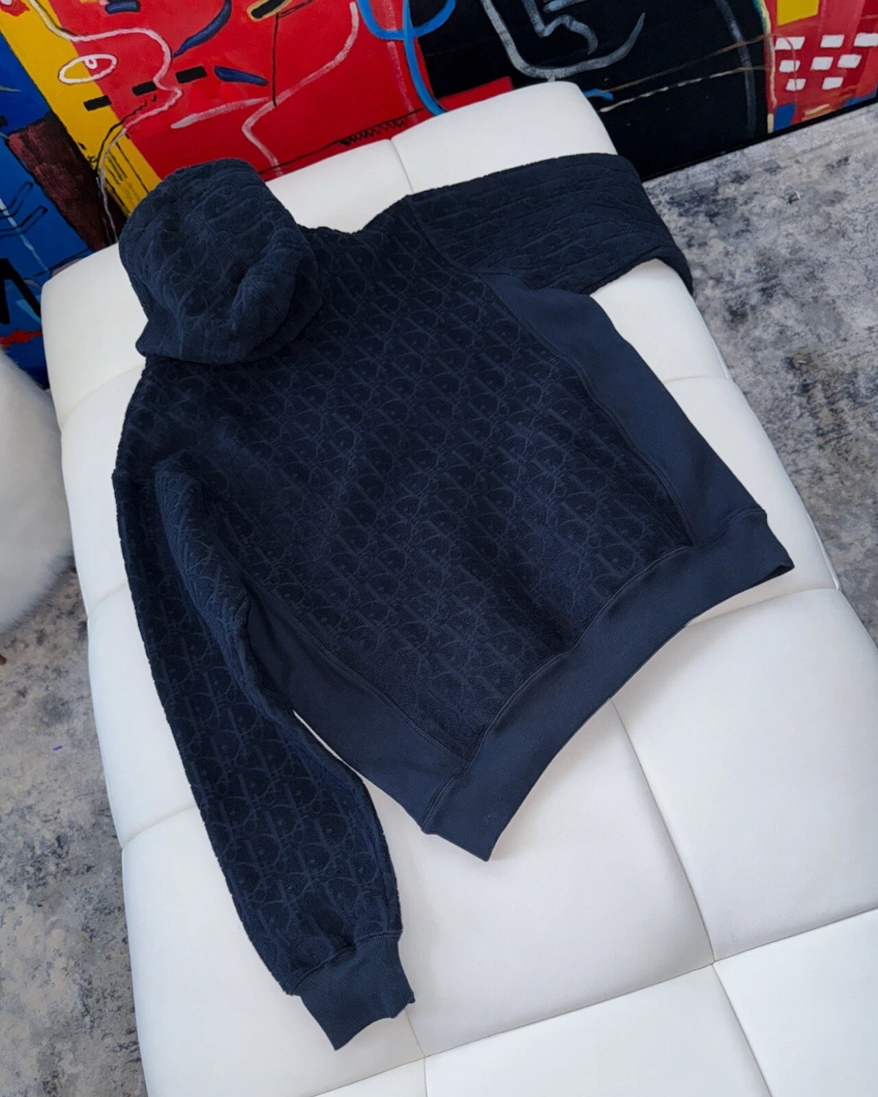 Felpa con cappuccio Dior Oblique Terry Cloth