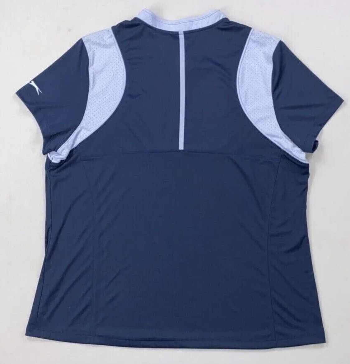 Women's Slazenger GOLF 1/4 Zip Perforated Short Sleeve Polo Shirt