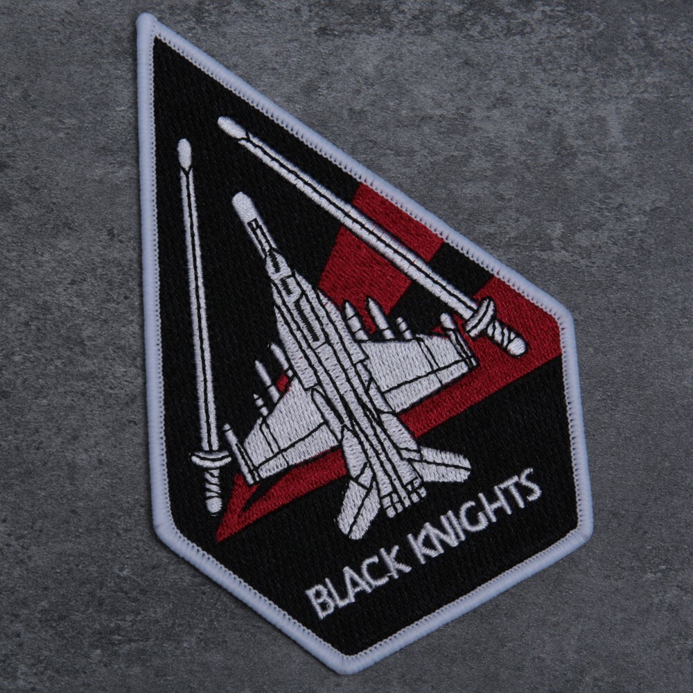 7PCS US Navy Strike Fighter Squadron 154 Patch VFA-154 Black