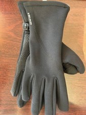 Head touchscreen running gloves Sensatec Large L BLACK Brand New