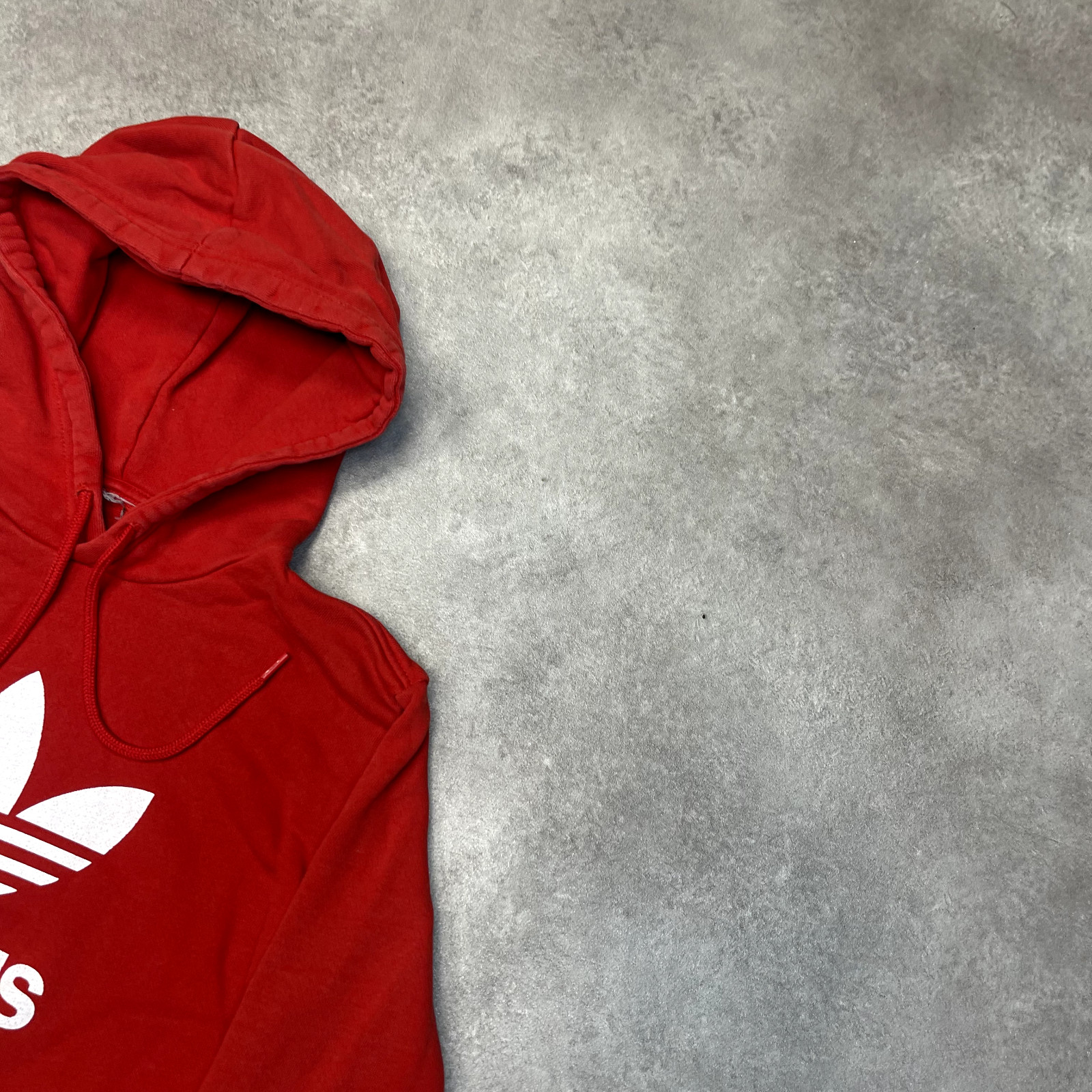 Adidas Hoodie Womens Y2K Pullover Trefoil Training Sweatshirt, Red, XS image 2