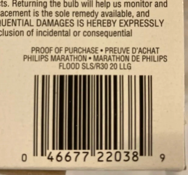 Philips 20 Watt R30 Lamp/Lightbulb NEW - Image 4 of 4