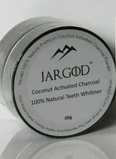 Natural Organic Black Charcoal Teeth Whitening Powder Coconut Activated- Jargod