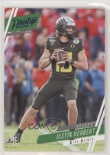 2020 Panini Chronicles Draft Picks Prestige Xtra Points Blue Justin Herbert 1b9