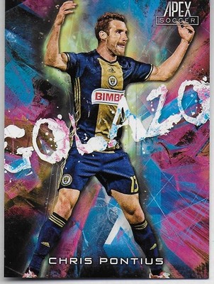 2016 Topps Apex Soccer GOLAZO CHRIS PONTIUS D.C. United MLS Philadelphia Union