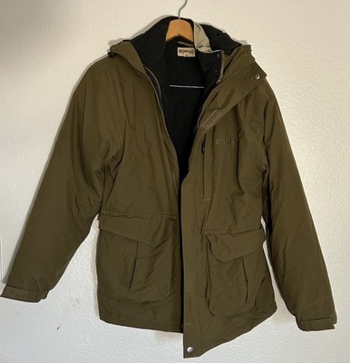 RedHead-S Olive Men Thermalite Hooded Heavy Parka Inner Jacket Lining Double Zip