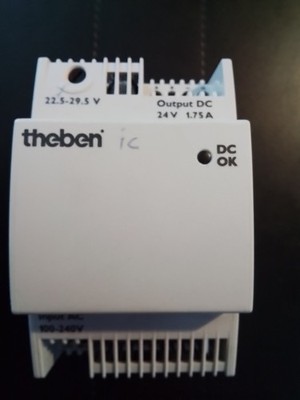 Theben 9079330 Netztrafo Input 110/240V AC und Output 24V DC 1,75A