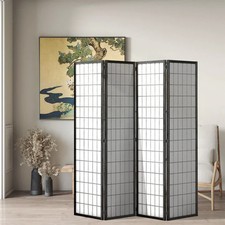 4 panel folding screen room divider, used, branch Bathroom Deco,