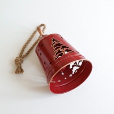 Weihnachtsglocke Eisen Windspiel Ornament für Baum Wand und Fensterbehang