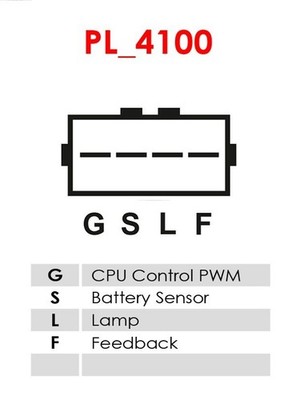 1x AS-PL A5465S Generator für Mitsubishi