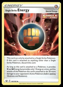 Single Strike Energy 141/163 Battle Styles Uncommon