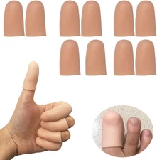 Gel Finger Protectors Finger Caps Silicone Fingertips Protection - Finger Cots G