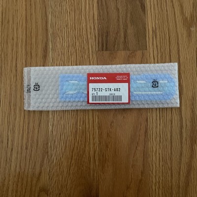 New in seal bag -  RDX  Emblem 75722-STK-A02 (OEM Acura)