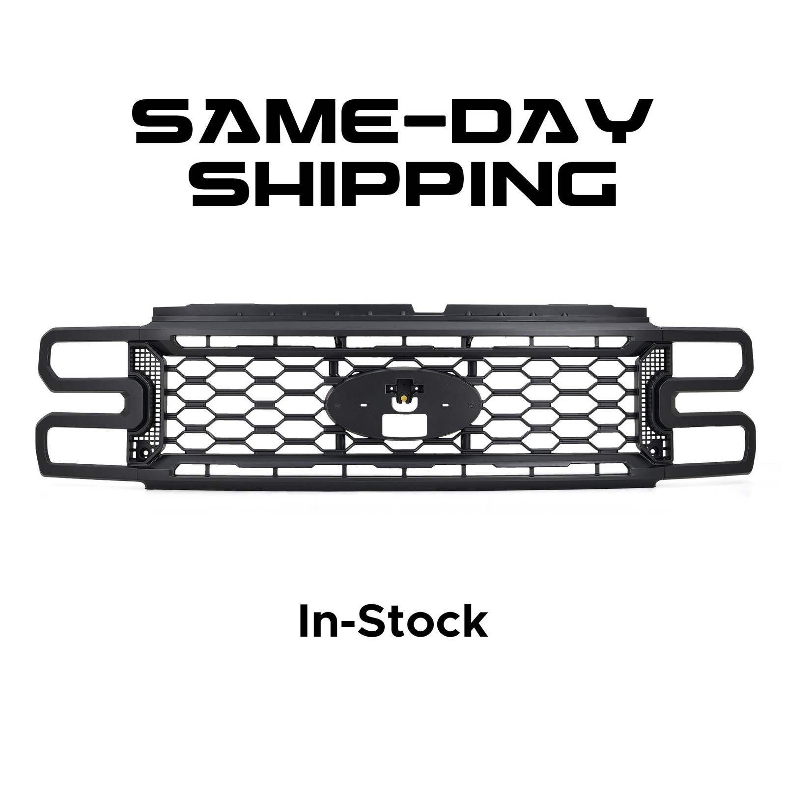 PC3Z-8200-HA Front Bumper Upper Grille For 2023 2024 Ford F-250 F-350 Super Duty