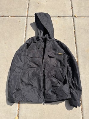 CAT Caterpillar Men's Cascade Insulated Work Jacket with Hood Black
