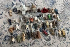 Vintage Star Wars Action Figures by Kenner Lot Boba Fett Luke Skywalker C-3PO