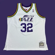 Mitchell Ness Karl Malone Hardwood Classics Utah Jazz NBA Swingman Jersey Sz XL