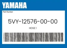 Yamaha Genuine Hose 1 - 5Vy-12576-00-00