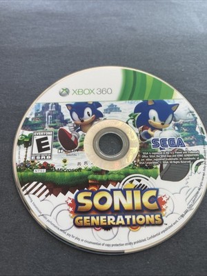 Sonic Generations (Microsoft Xbox 360, 2011) Disc only - Free Shipping 🎮💥