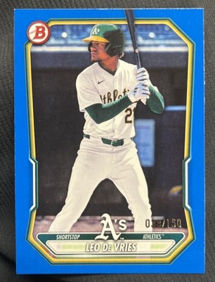 2026 Bowman - Leo DeVries #BP-63 - Prospects True Blue /150