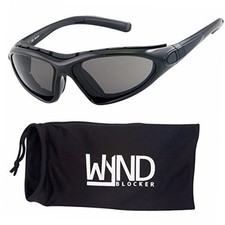 Vert Motorcycle Outdoor Sports Wrap Around Sunglasses Black Smoke