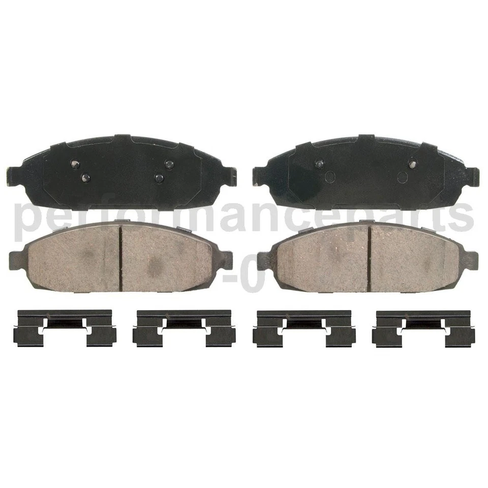 Juego de pastillas de freno de disco delanteras rotor de freno de disco para Jeep Grand Cherokee 2006-2010 Foto 2 de 4