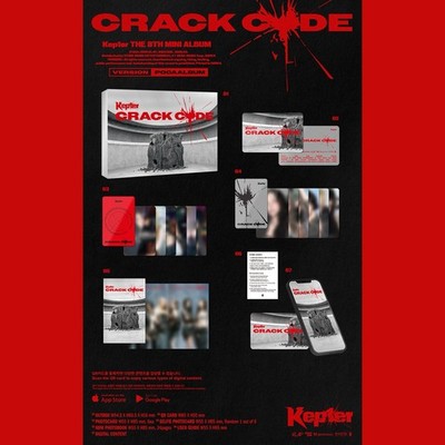 PRE-ORDER] KEP1ER THE 8TH MINI ALBUM 'CRACK CODE' POCAALBUM VER. +
