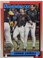 2025 Topps Series 1 Corbin Carroll 1990 Insert #T90-45 Arizona Diamondbacks