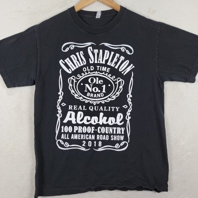 Chris Stapleton All American Road Show 2018 Adult Medium Concert Tour T-Shirt