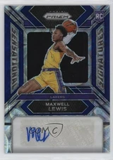 2023 Prizm Sensational Signatures Blue 42/49 Maxwell Lewis Rookie Auto RC 1j6m