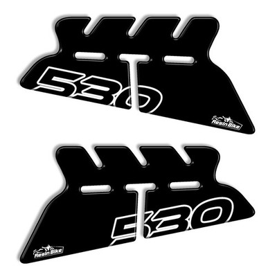 3D Aufkleber kompatibel mit Yamaha TMAX 530 2012-2016 Griffe innen schwarz