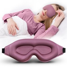 3D Blackout Sleep Eye Mask, Soft Eye Cover for Men Women
