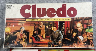Cluedo Parker Jeu Société Vintage Complet Detective Mystère Board Game - Photo 1/4
