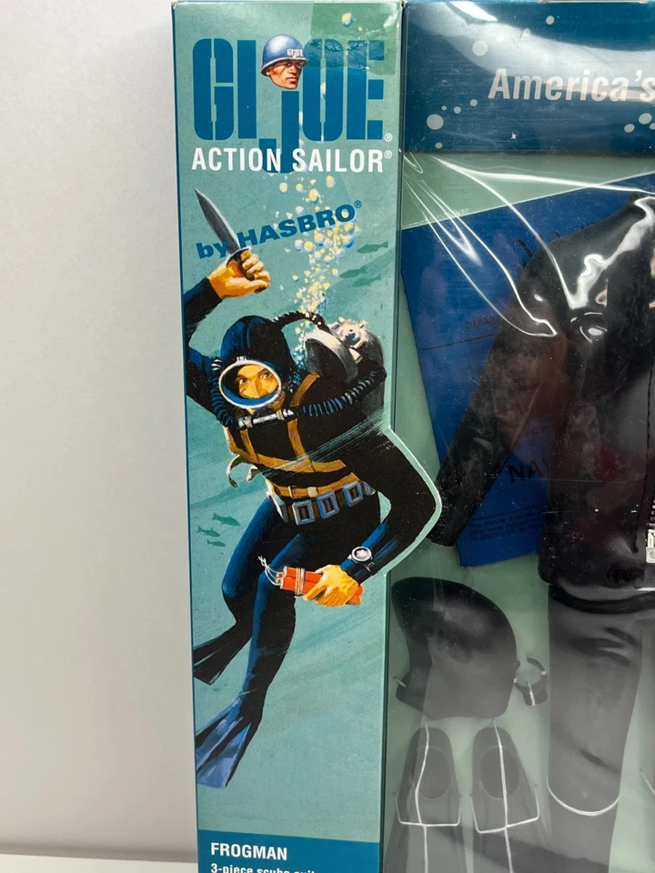 HASBRO G.I. JOE 2008 12" ACCIÓN MARINERO FROGMAN TRAJE HÚMEDO BUZO KIT ACCESORIOS Foto 2 de 4