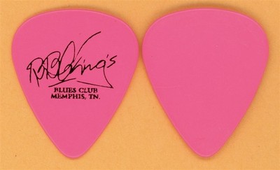 BB King Memphis Tennessee Blues Club Vintage Tour Guitar Pick
