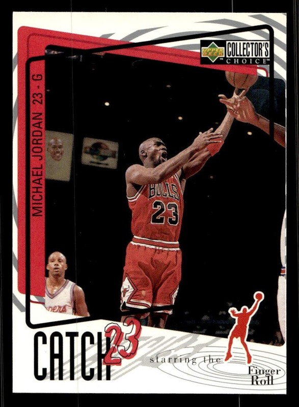 1997-98 Collector's Choice #187 Michael Jordan Chicago Bulls Catch 23 MINT