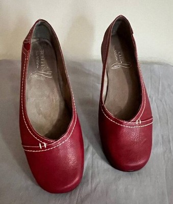 AEROSOLES STICH N TURN RICHMOND RED LOAFERS WOMENS SHOES SIZE 8.5 NEW